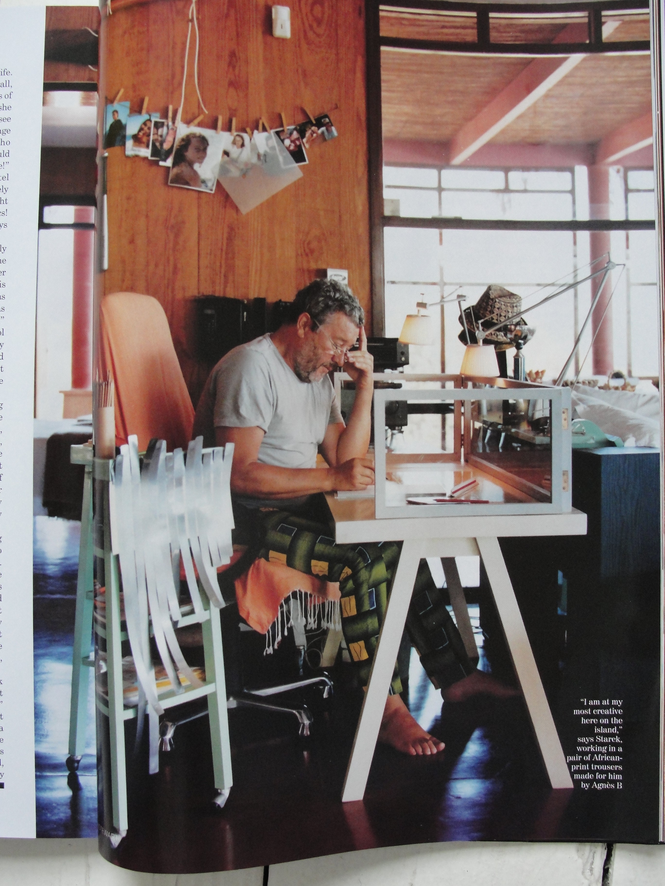 Philippe Starck's work desk